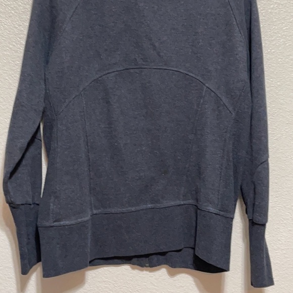 Mondetta Dark Grey Zipper Down Sweatshirt - Picture 8 of 15